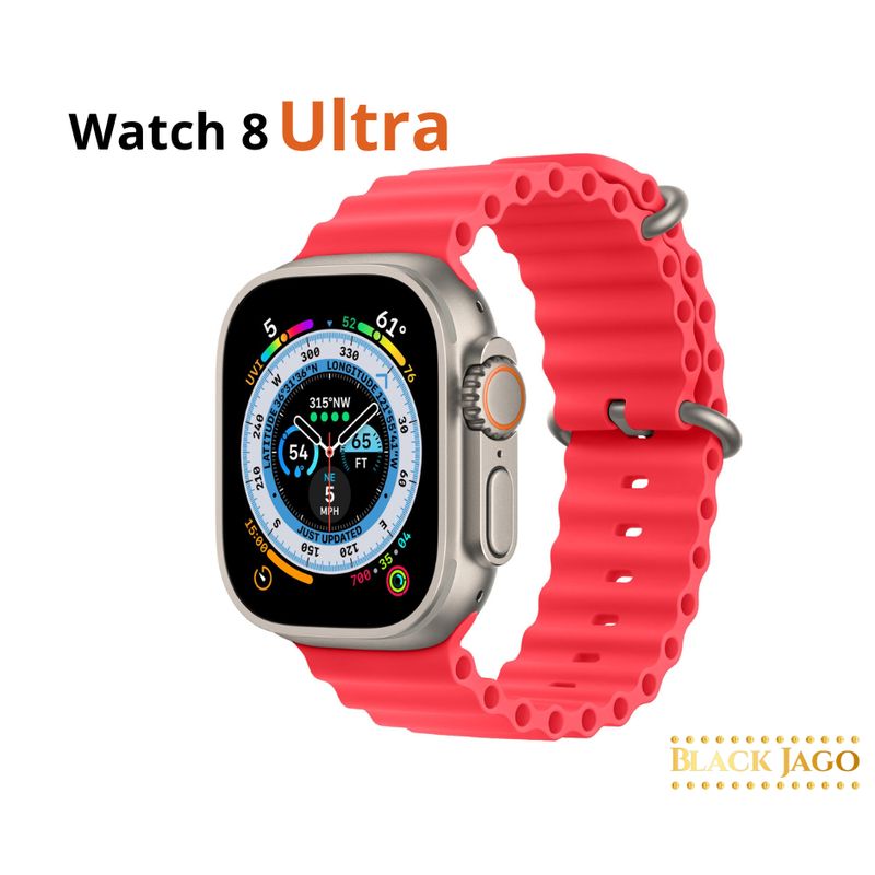 GENERICO - Smartwatch Watch 8 Ultra Gama Alta Rojo