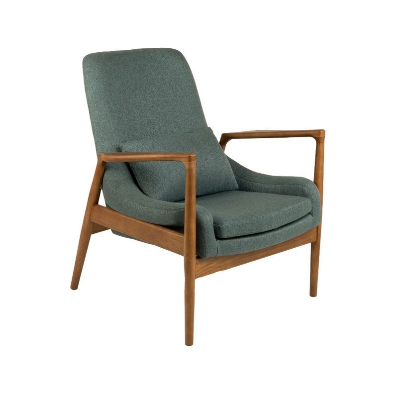 NIHM - Butaca Royo de Madera y Tela Verde