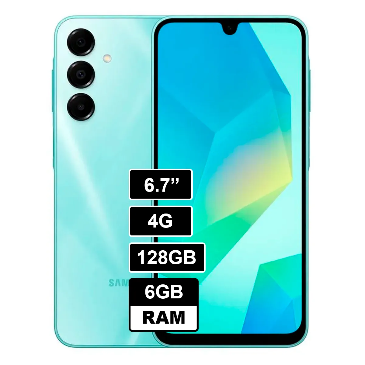 SAMSUNG - Celular Samsung Galaxy A16 4G 6GB - 128GB - Verde