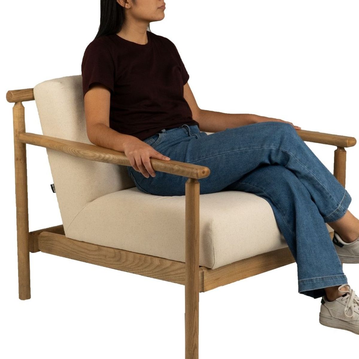 NIHM - Butaca Xunlin de Madera Beige