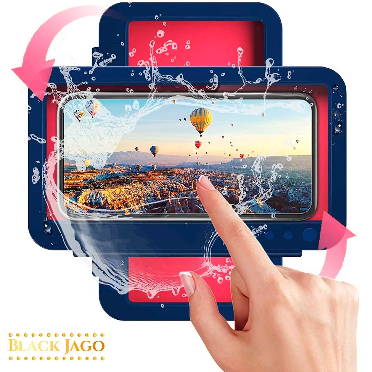 GENERICO - COMBO CASE TACTIL DE DUCHA Y PARLANTE DE DUCHA CONTESTA LLAMADAS