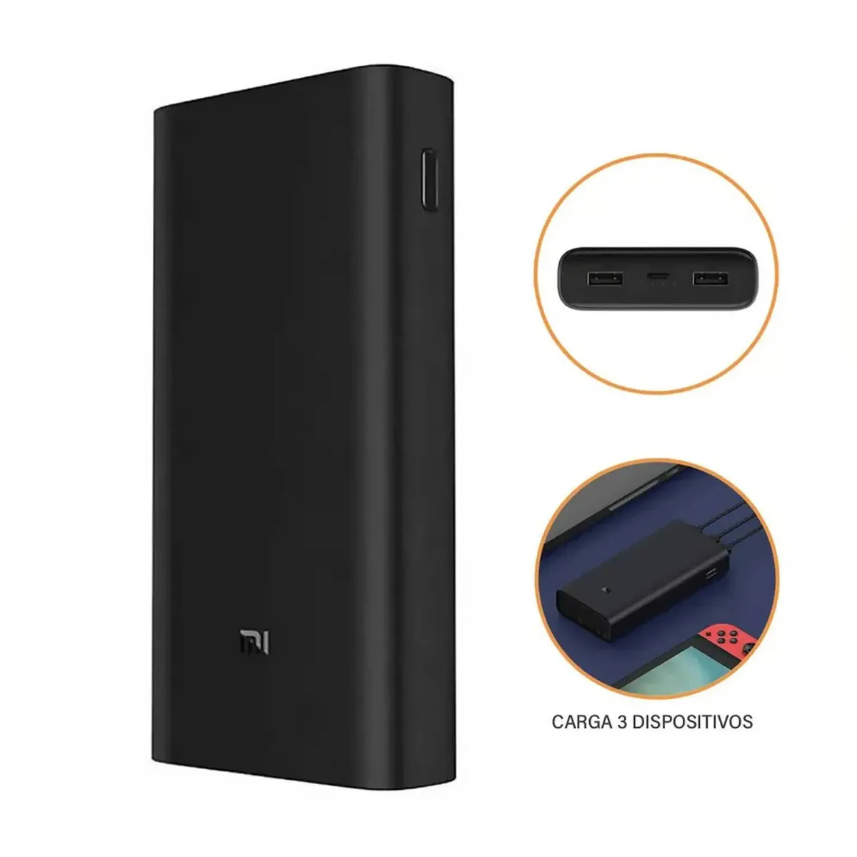 XIAOMI - Cargador Portatil Mi PB2050SZM 50W Power Bank 20000 Negro