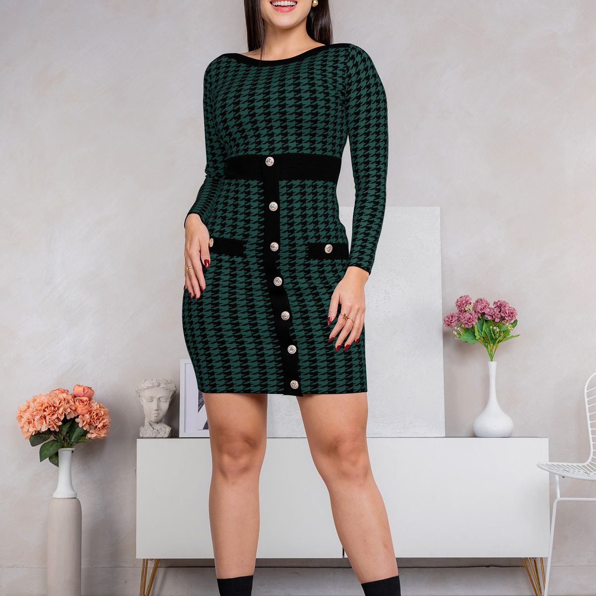 ARMA TU LOOK - VESTIDO LONDRES DE CASHMERE MANGA LARGA ARMA TU LOOOK