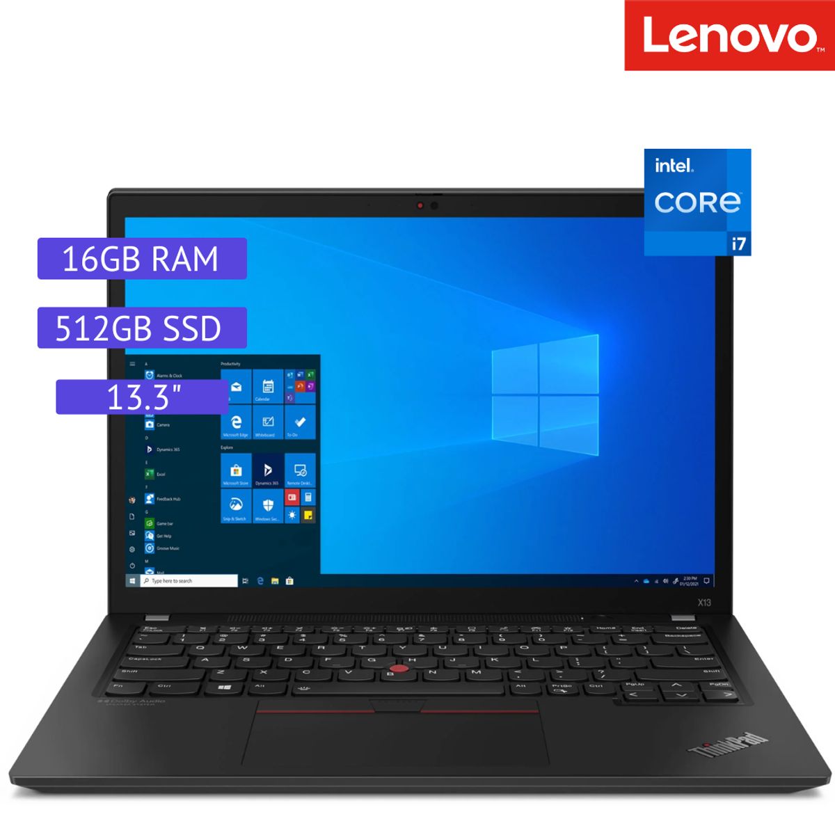 LENOVO - Laptop Lenovo Thinkpad X13 Core i710ma 16GB RAM 512GB SSD