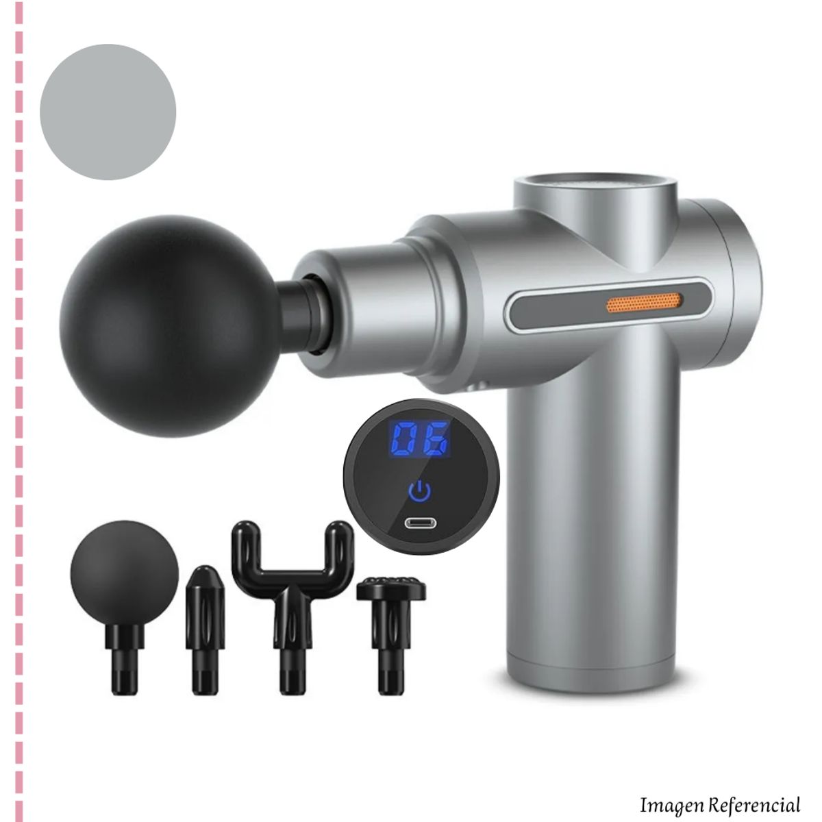 GENERICO - Massage Gun / Pistola Masajeadora con 6 velocidades