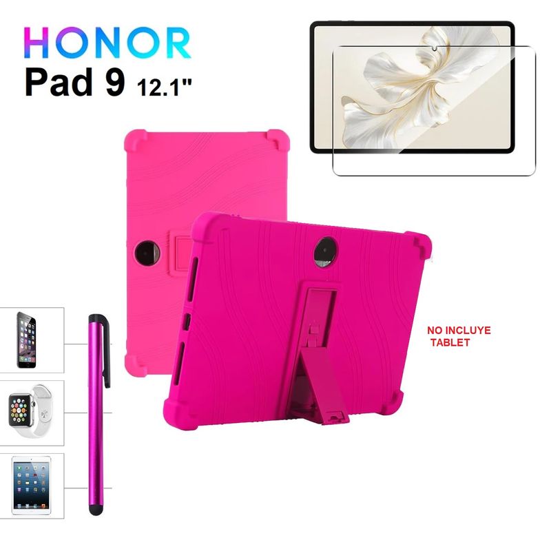 GENERICO - Funda + Mica + Lapiz para Honor Pad 9 12.1 Modelo 2024 Case AntiGolpes