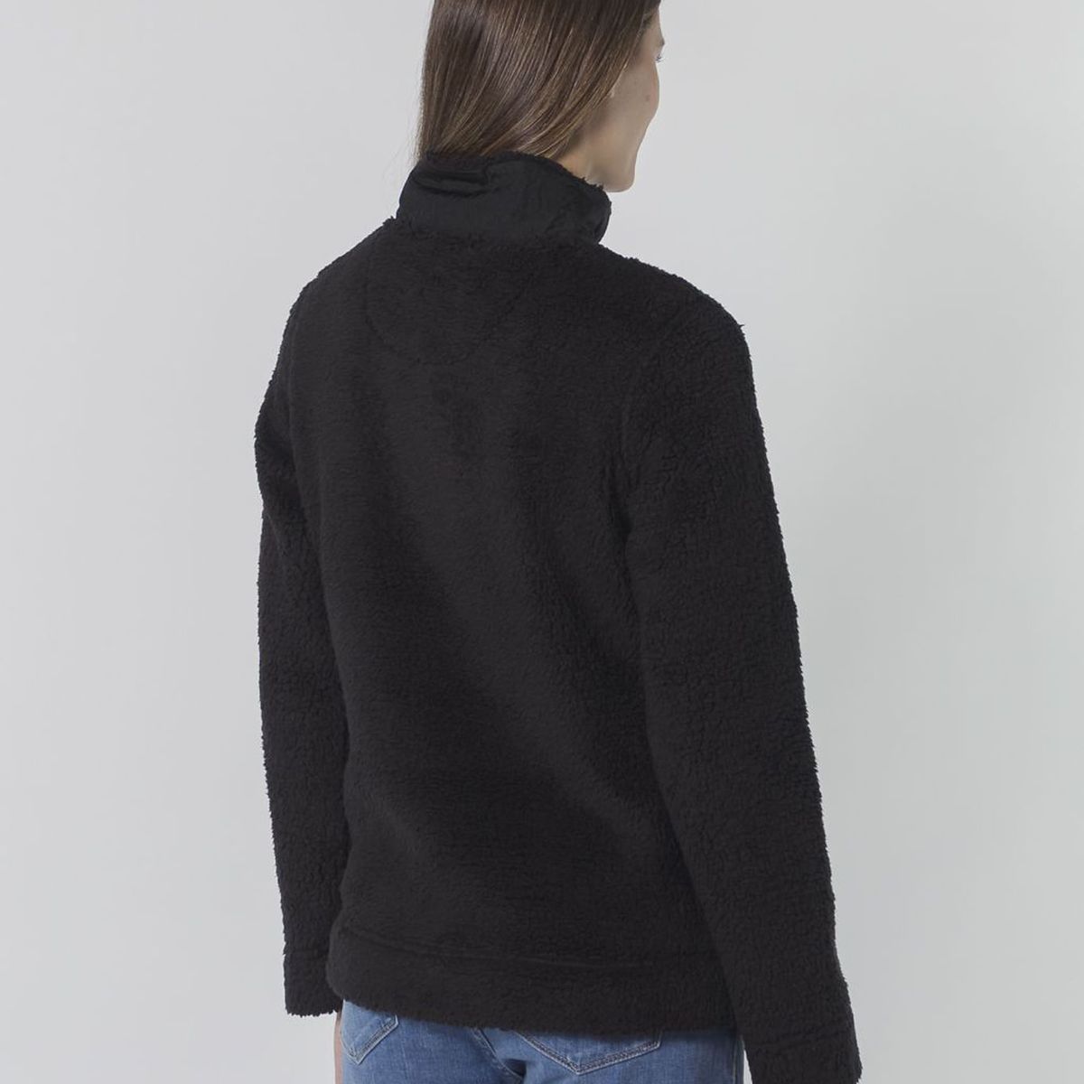 TOMMY HILFIGER - CASACA 1/4 ZIP SLD SHRPA