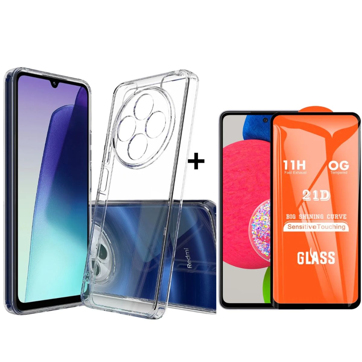 SPACE - CASE SPACE PARA REDMI 14C + VIDRIO TEMPLADO