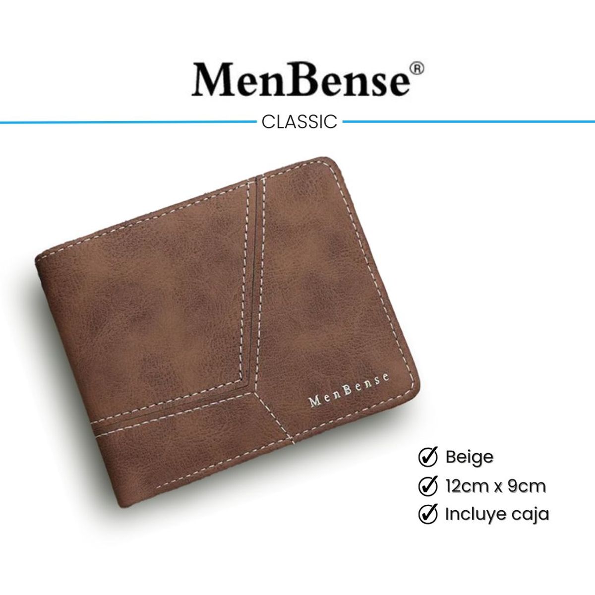 GENERICO - Billetera de cuero Menbense - Elegante