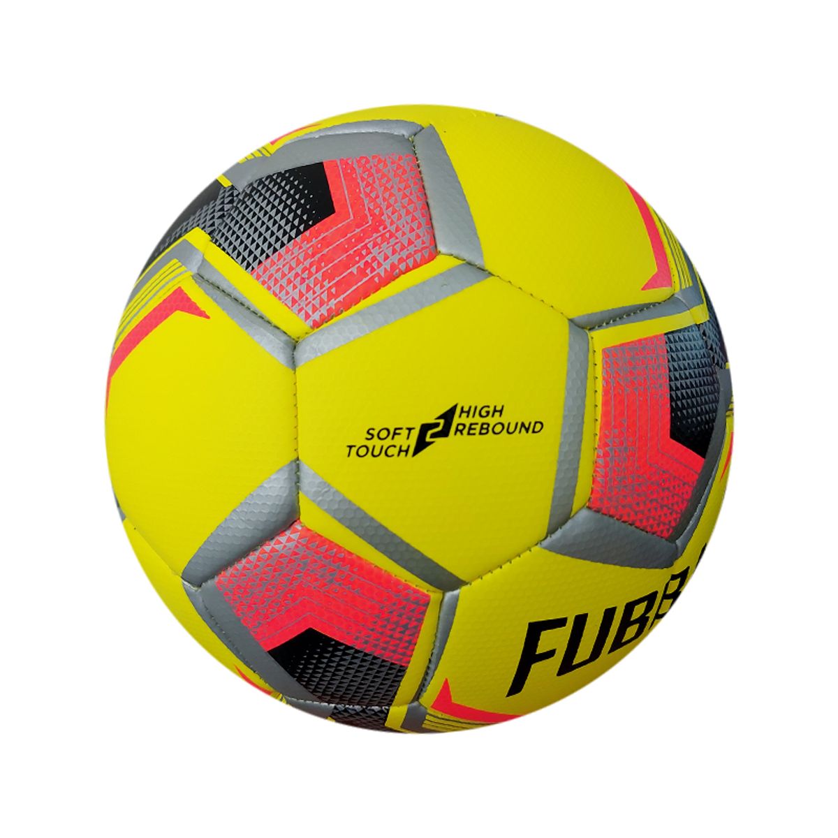 FUBBALL - PELOTA  PROFESIONAL CUERO SINTÉTICO PU N5 AMARILLO  TRIDENT