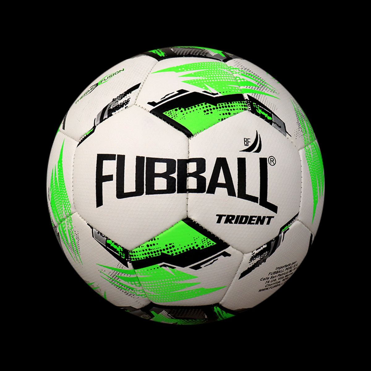 FUBBALL - PELOTA  PROFESIONAL CUERO SINTÉTICO PU N5 BLANCO  TRIDENT