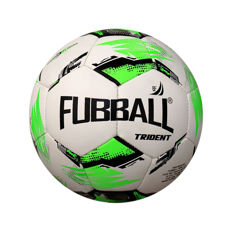 FUBBALL - PELOTA  PROFESIONAL CUERO SINTÉTICO PU N5 BLANCO  TRIDENT