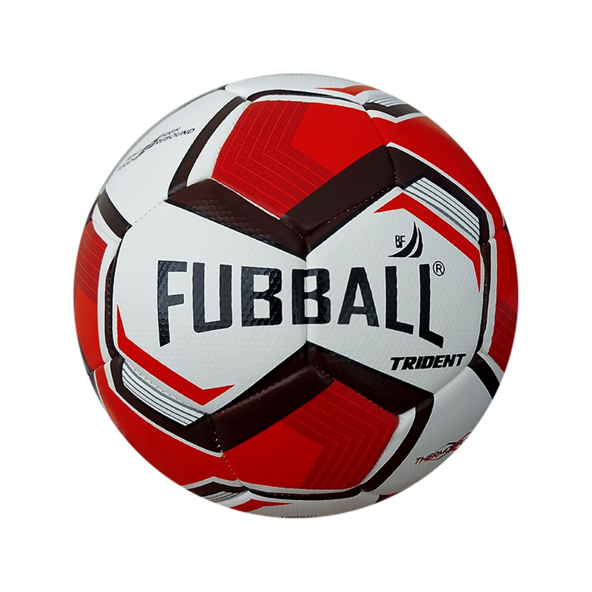 FUBBALL - PELOTA  PROFESIONAL CUERO SINTÉTICO PU N4 ROJO  TRIDENT