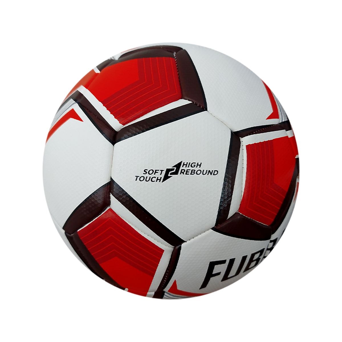 FUBBALL - PELOTA  PROFESIONAL CUERO SINTÉTICO PU N4 ROJO  TRIDENT