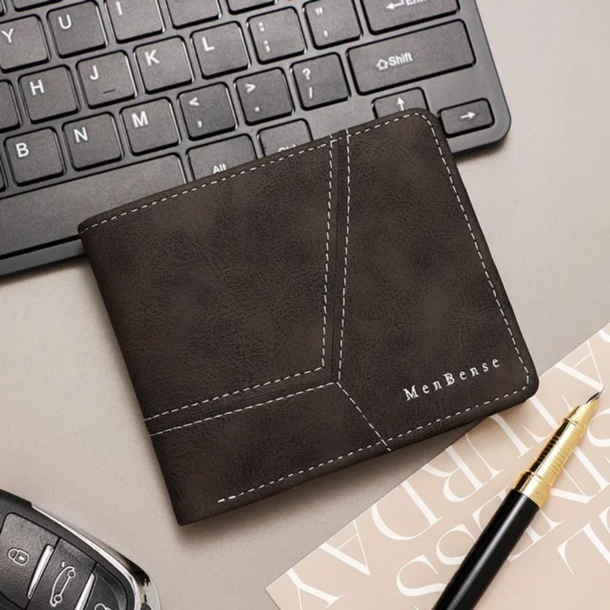 GENERICO - Billetera de cuero Menbense - Elegante