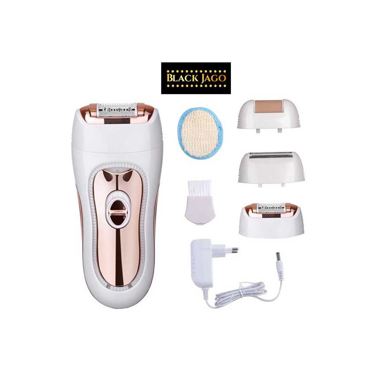 GENERICO - Depiladora 3 en 1 haochan depila, razura y remueve - dorado