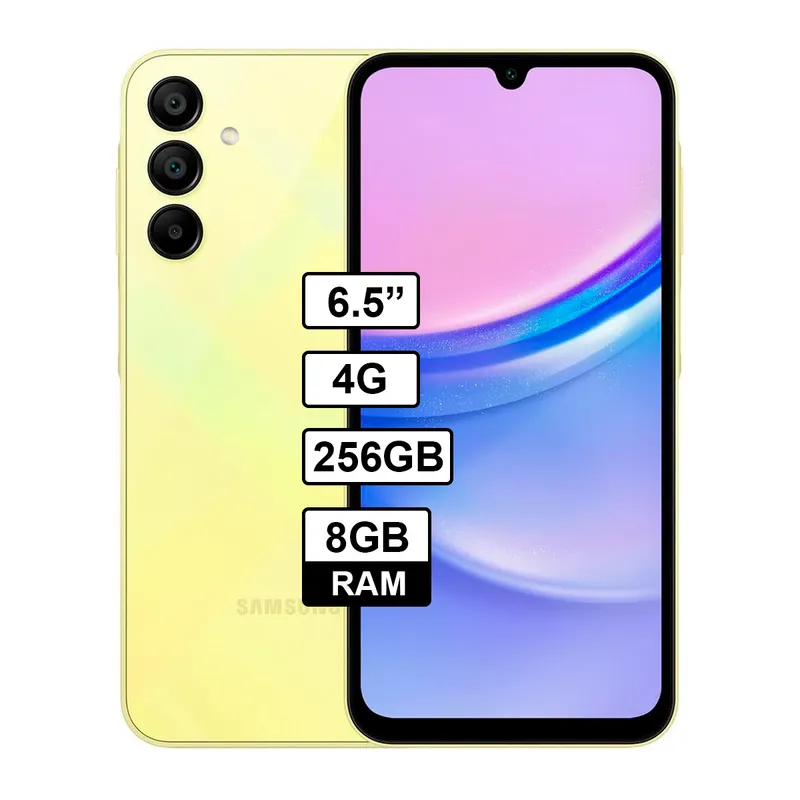 SAMSUNG - Celular Samsung Galaxy A15 4g 8GB RAM  / 256GB Color Amarillo