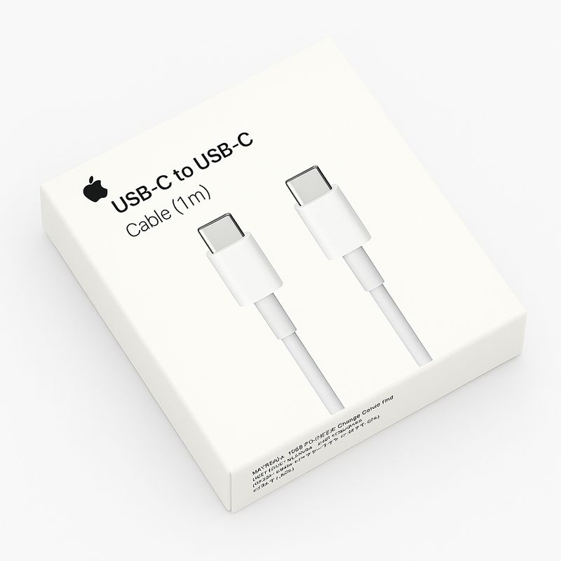 APPLE - Cable Cargador Apple Tipo USB-C a C 1m iPhone
