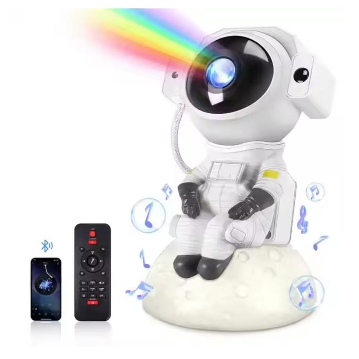 GENERICO - LAMPARA PROYECTOR   ASTRONAUTA  CON  PARLANTE