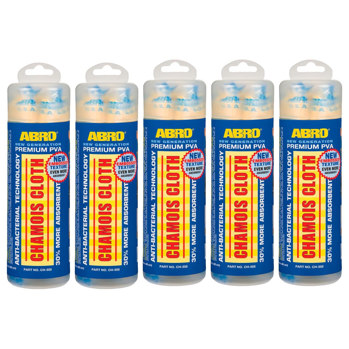 ABRO - ABRO Secador de Gamuza Chamois CH-555 Pack x 5