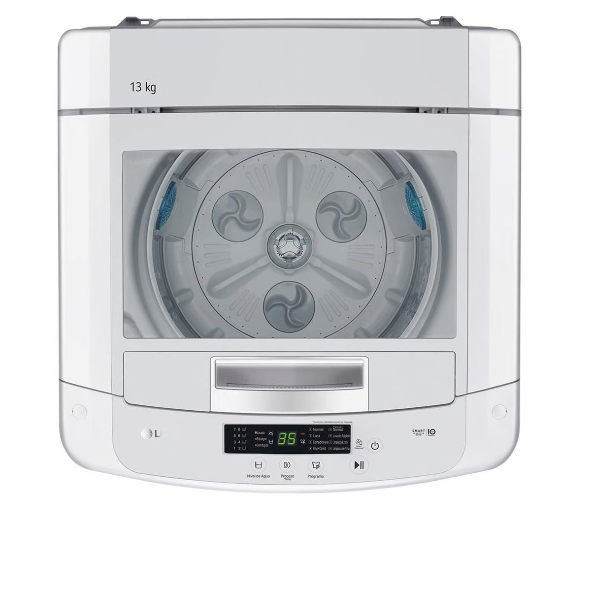 LG - LAVADORA LG WT13WPBK 13 KG BLANCO