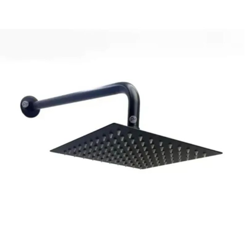 C&A - Ducha Española Negra 10 pulgadas