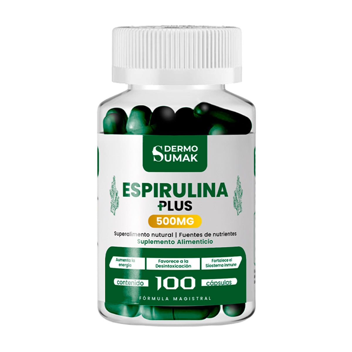 GENERICO - ESPIRULINA PLUS 500MG DERMO SUMAK