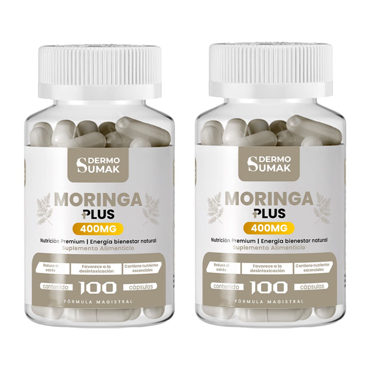 GENERICO - MORINGA PLUS 400MG DERMO SUMAK 2 UND