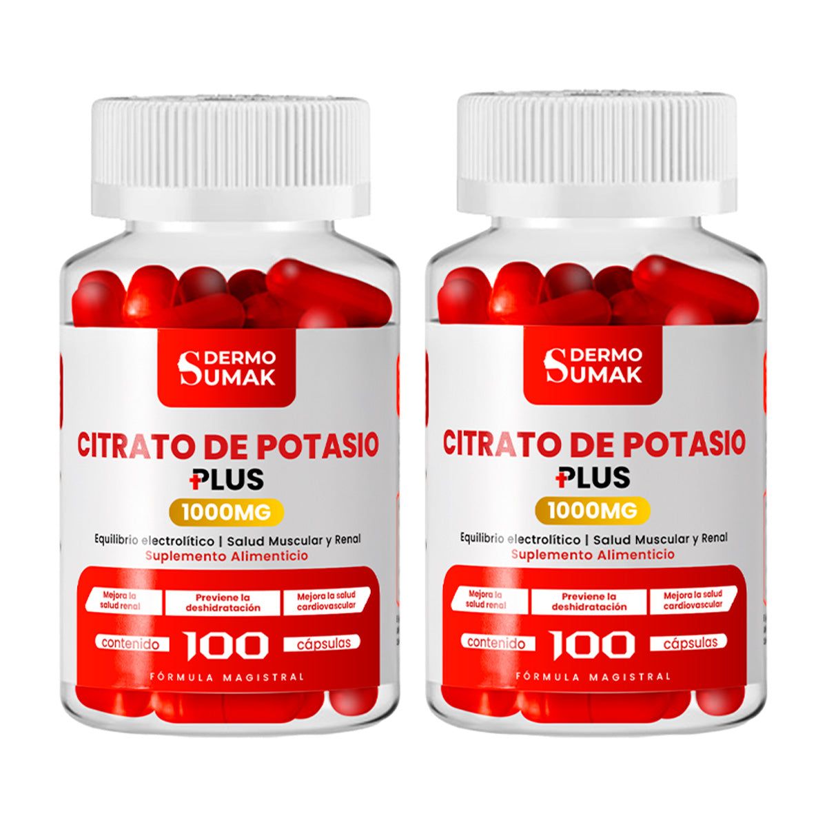 GENERICO - CITRATO DE POTASIO 100 CAPSULAS DERMO SUMAK 2 UND