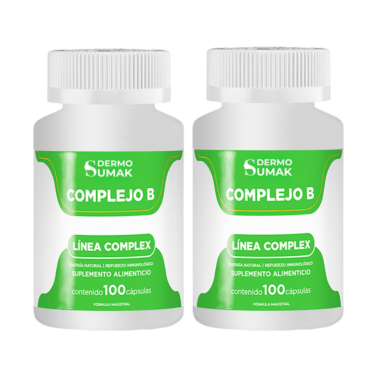 GENERICO - COMPLEJO B ENERGIA NATURAL 100 CAPSULAS DERMO SUMAK 2 UNI