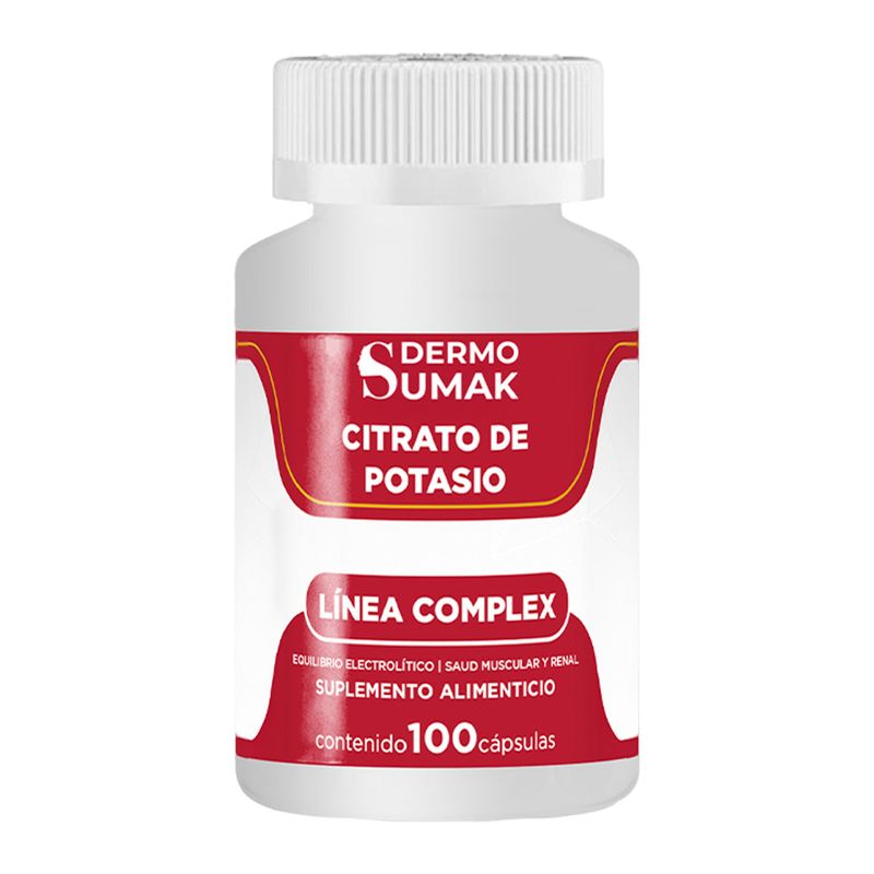 GENERICO - CITRATO DE POTASIO SALUD MUSCULAR 100 CAPSULAS DERMO SUMAK