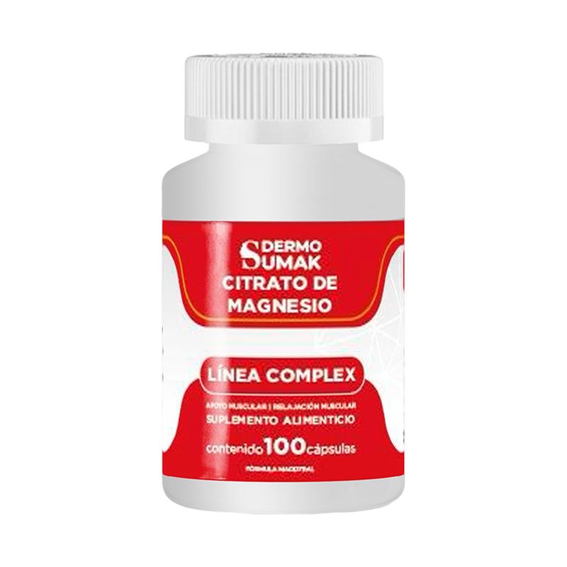 GENERICO - CITRATO DE MAGNESIO ENERGIA NATURAL 100 CAPSULAS DERMO SUMAK