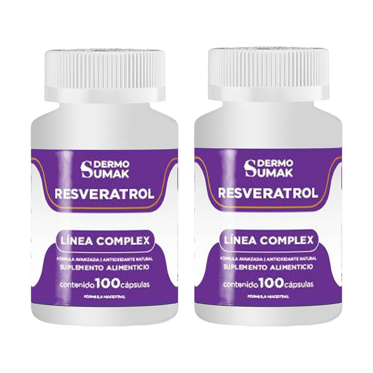 GENERICO - RESVERATROL FORMULA NATURAL 100 CAPSULAS DERMO SUMAK 2 UND