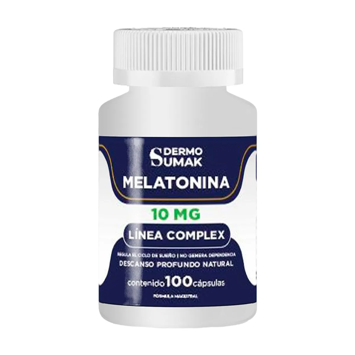 GENERICO - MELATONINA 10MG 100 CAPSULAS COMPLEX DERMO SUMAK