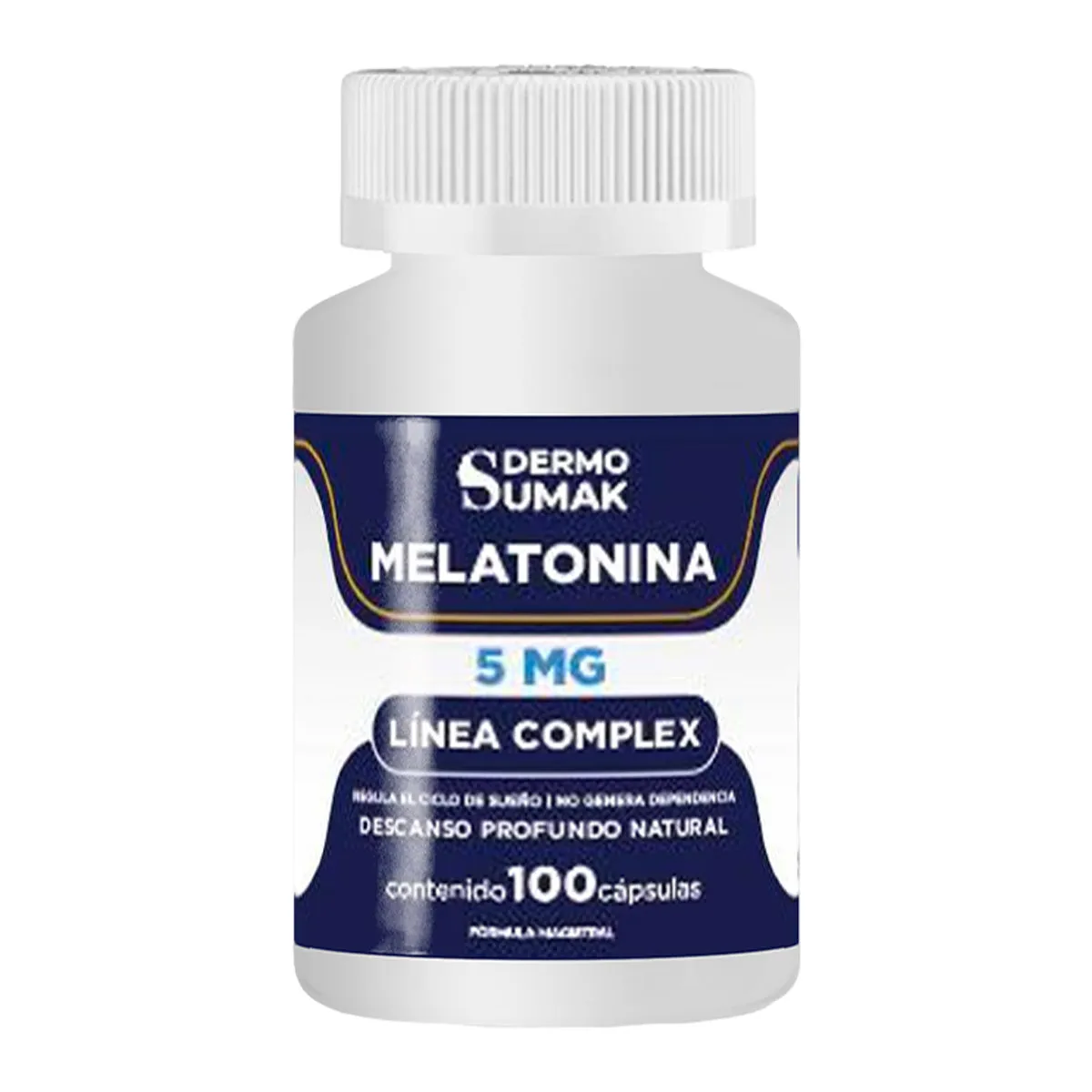 GENERICO - MELATONINA 5MG 100 CAPSULAS DERMO SUMAK COMPLEX