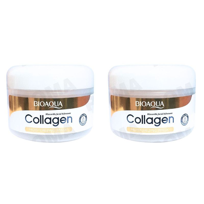 BIOAQUA - PACK 2 MASCARILLA FACIAL COLLAGEN MOISTURIZING MASK 200G BIOAQUA