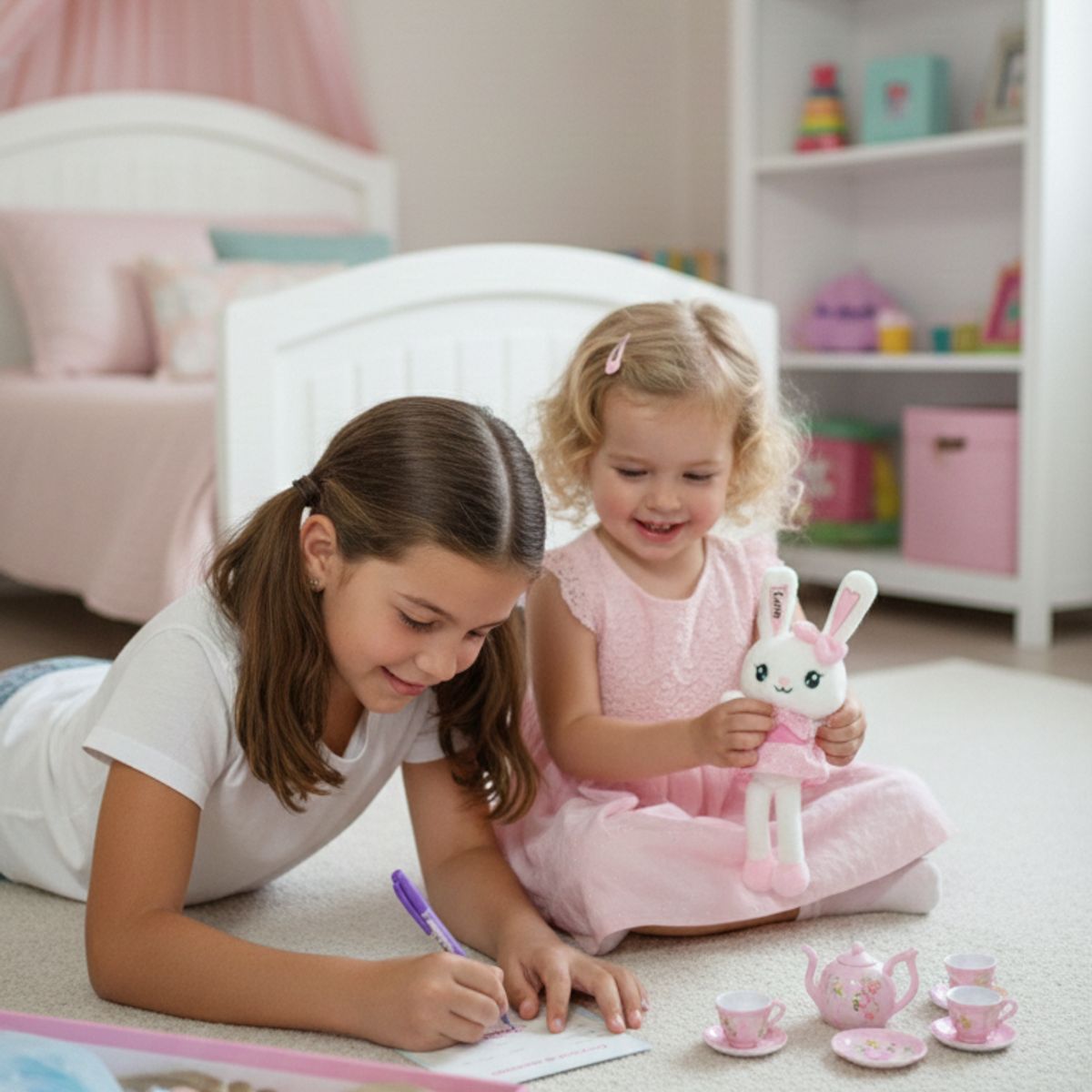 GENERICO - Muñeca Con Vestido Azul