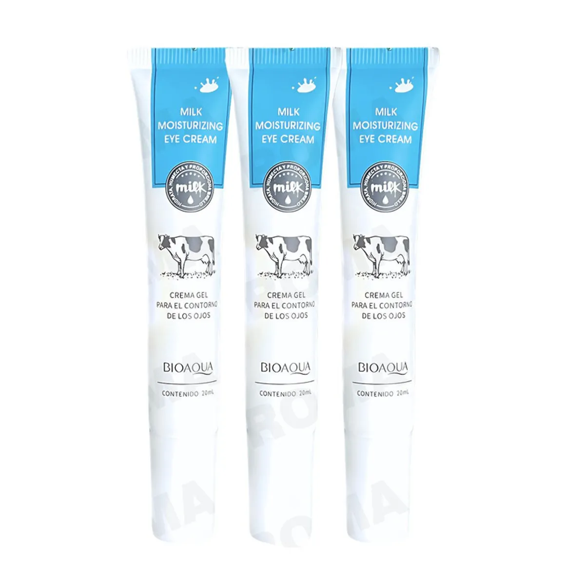 BIOAQUA - PACK 3 EYE CREAM DE LECHE 60ML BIOAQUA