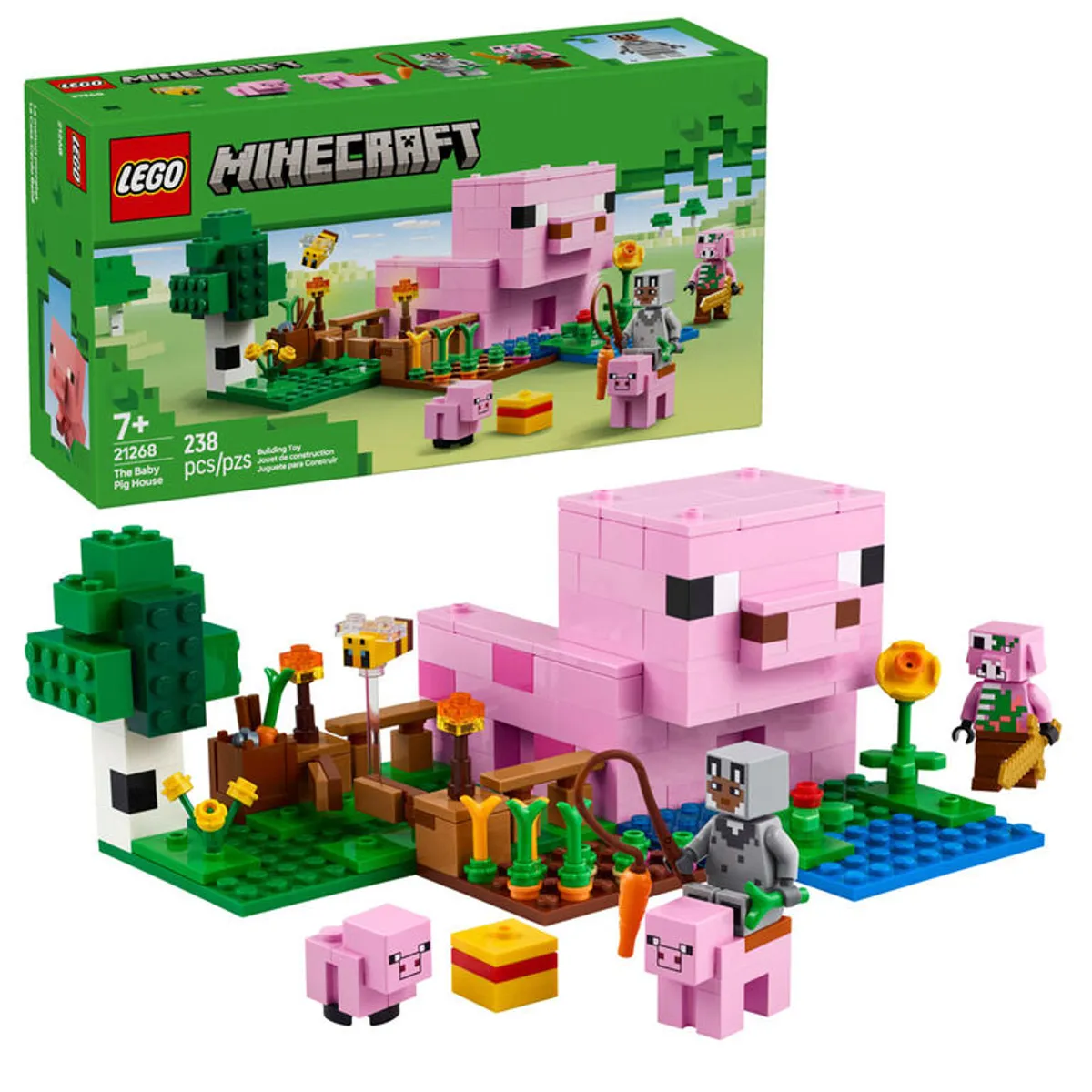 LEGO - LEGO Minecraft 21268 La Casa del Cerdo Bebé