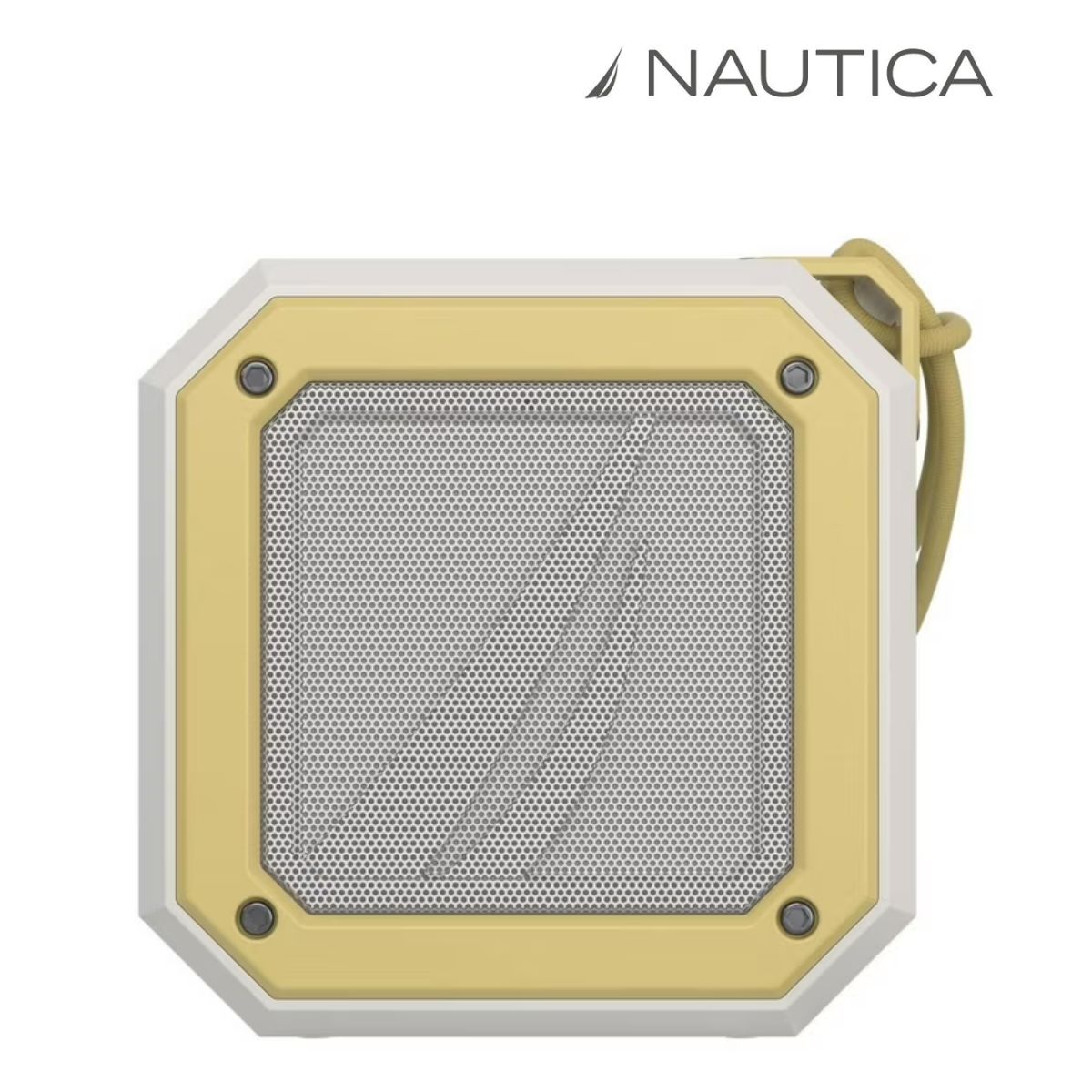 NAUTICA - Parlante portátil Bluetooth para exteriores Náutica S100 Gris-Amarillo