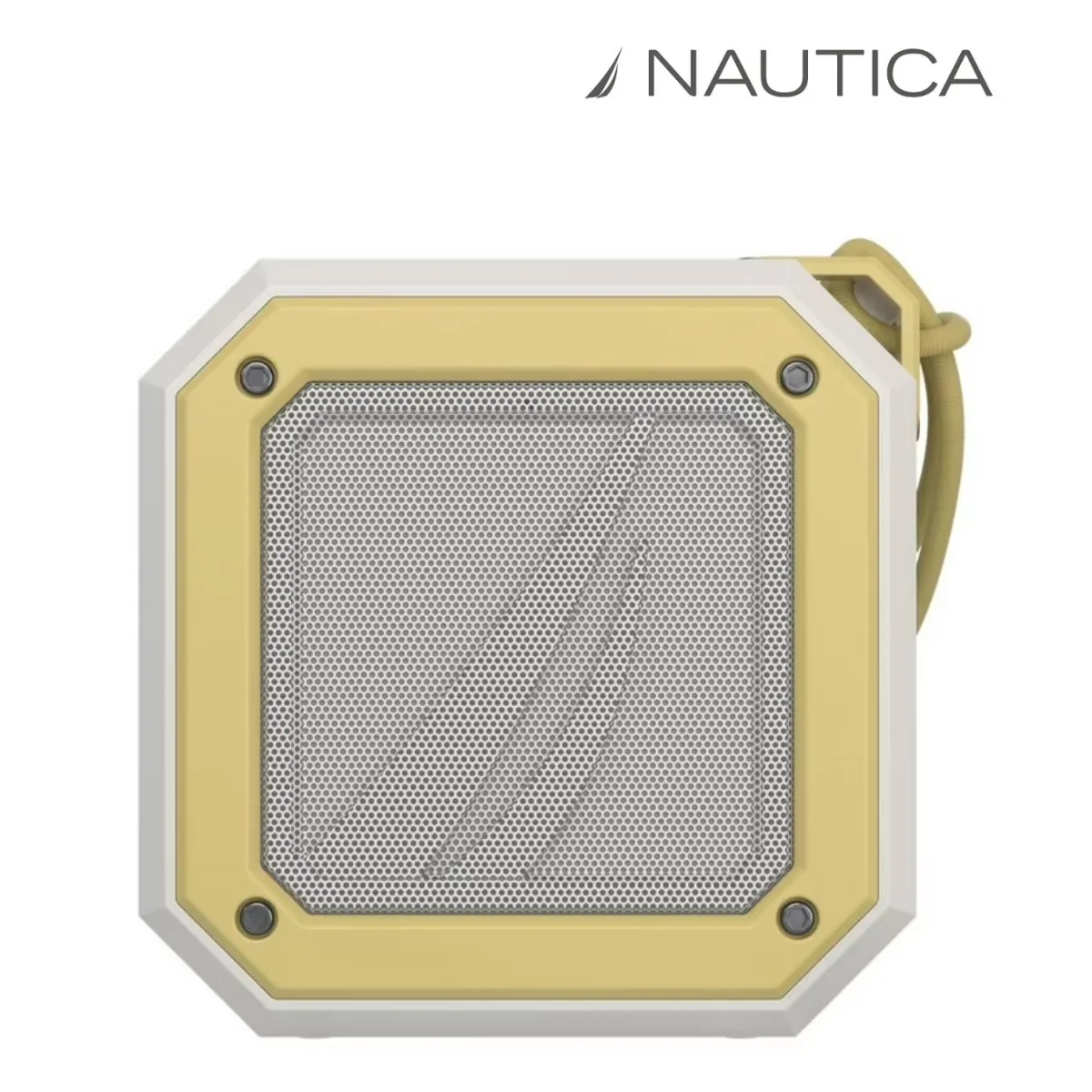 NAUTICA - Parlante portátil Bluetooth para exteriores Náutica S100 Gris-Amarillo