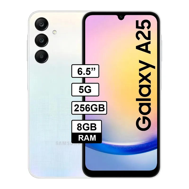 SAMSUNG - Celular Samsung Galaxy A25 5G 256GB 8GB Celeste