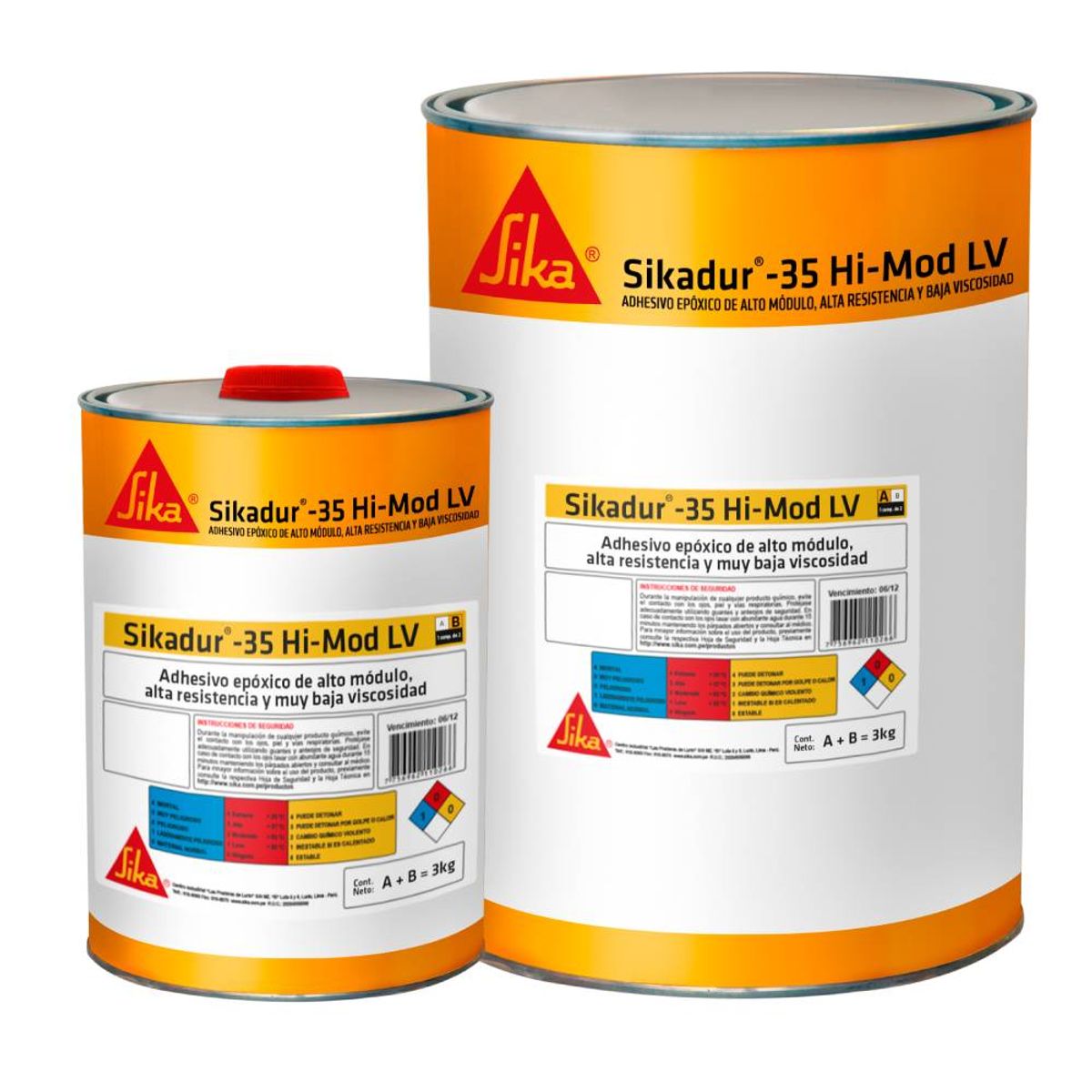 SIKA - Adhesivo epoxico para reparación en grietas Sikadur 35 Hi-Mod 3kg