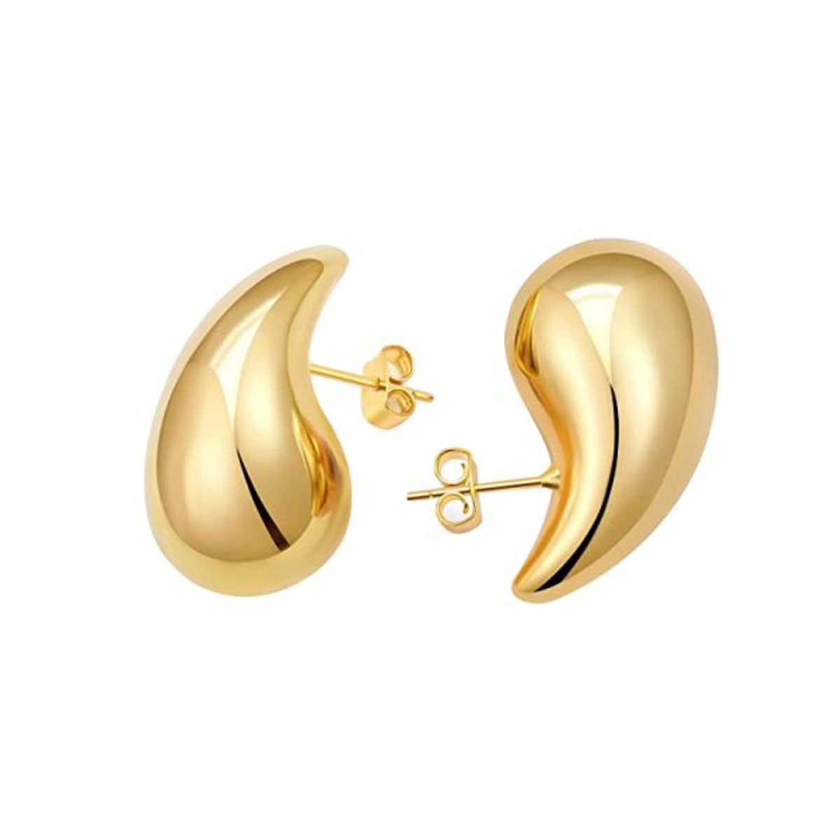 GENERICO - Aretes Bomb enchapado en oro 18k