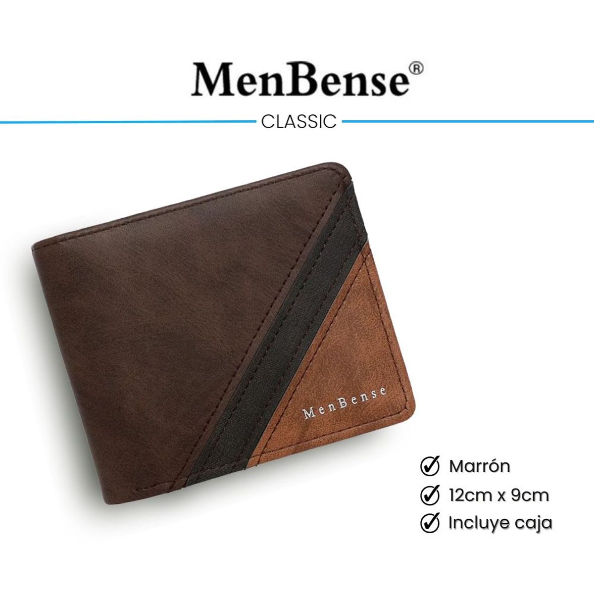 GENERICO - Billetera de cuero Menbense - Elegante