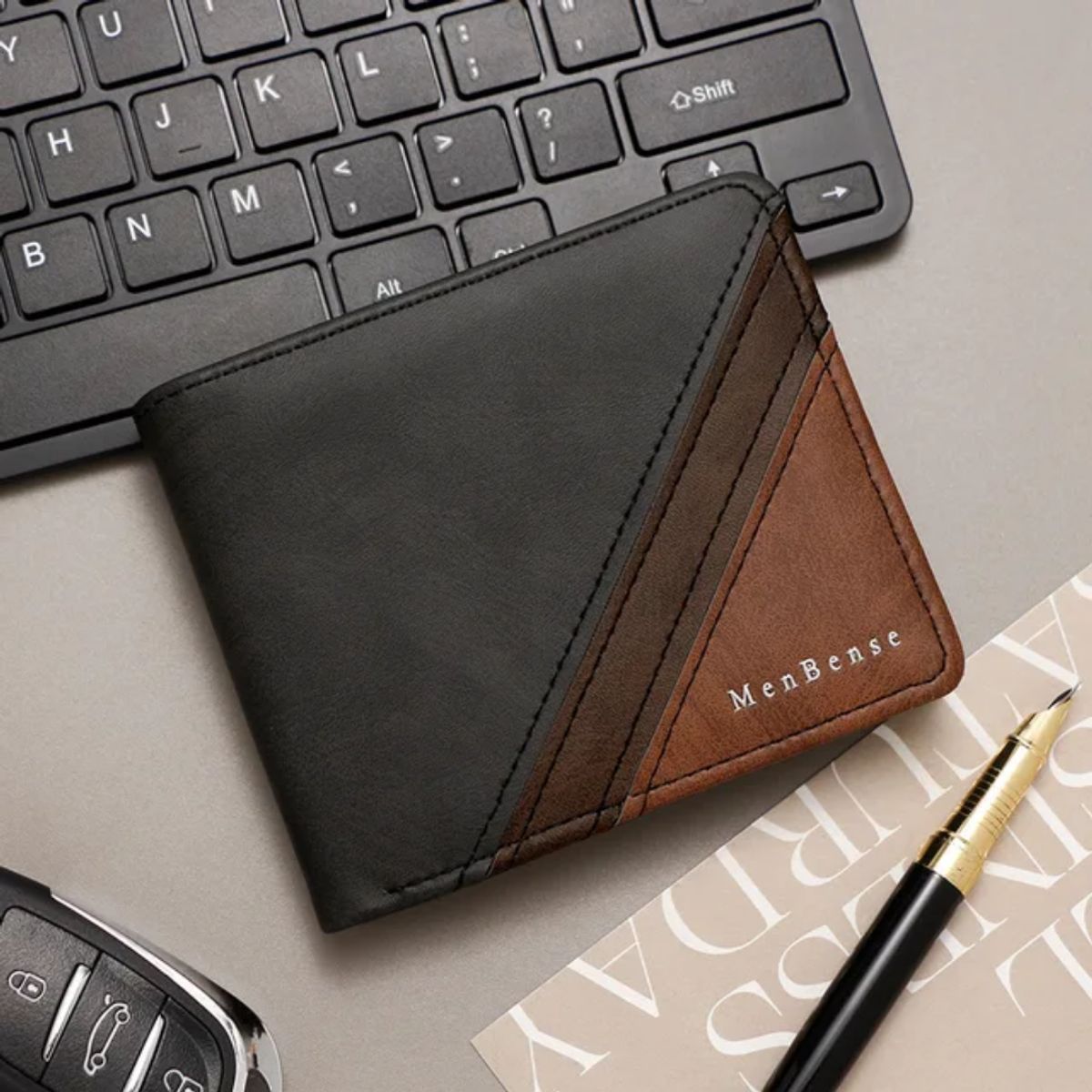 GENERICO - Billetera de cuero Menbense - Elegante