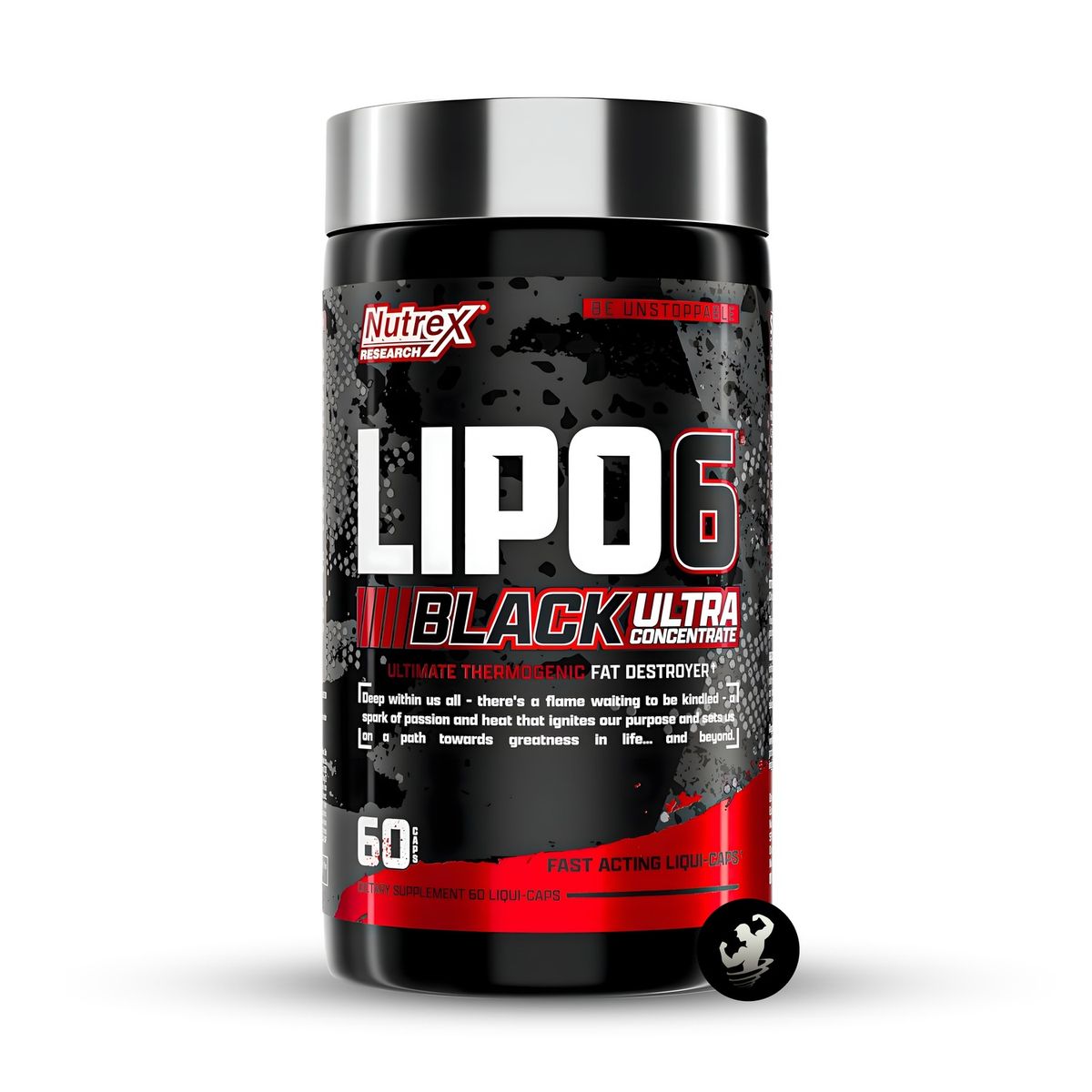 NUTREX RESEARCH - Pack Lipo 6 Black Ultra Concentrate 60 caps + L-Carnitina 3000