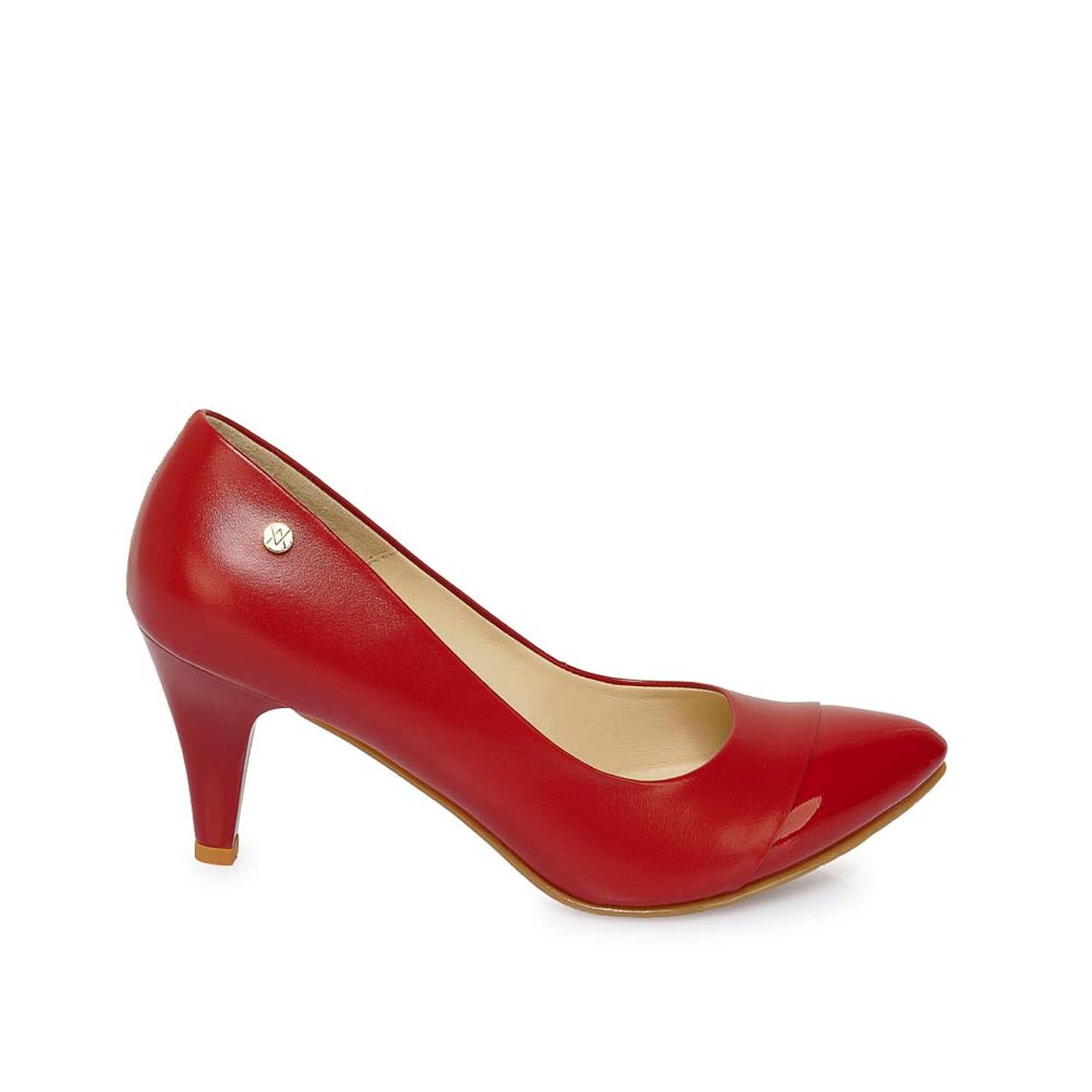 VIALE - Zapato Reina Casual TATI-2521 Rojo Viale Cuero