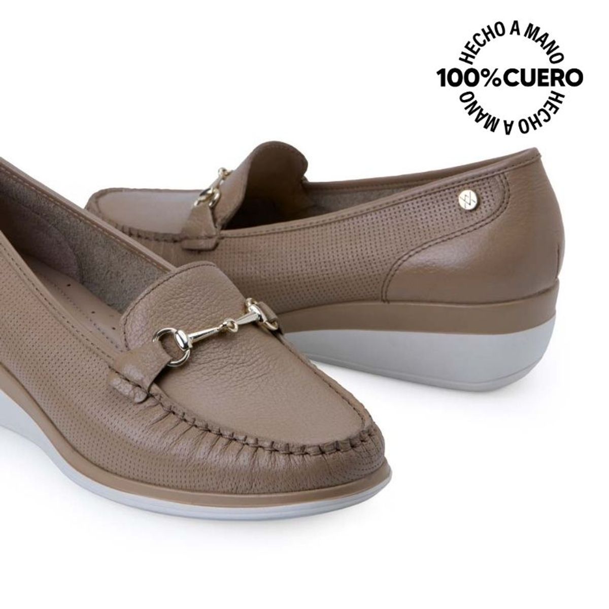 VIALE - Zapato Mocasín Casual DENI-2516 Nomac Viale Cuero