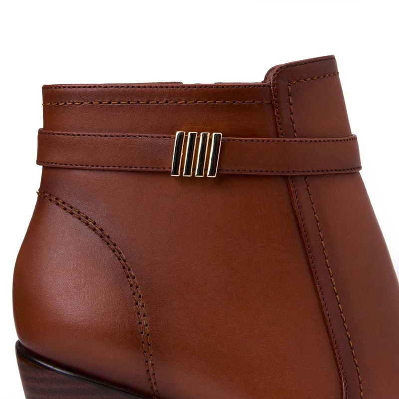 VIALE - Botín Jodhpur Casual LINDA-2514 Toffe Viale Cuero